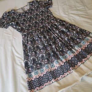 LuLaRoe Amelia dress, size XL